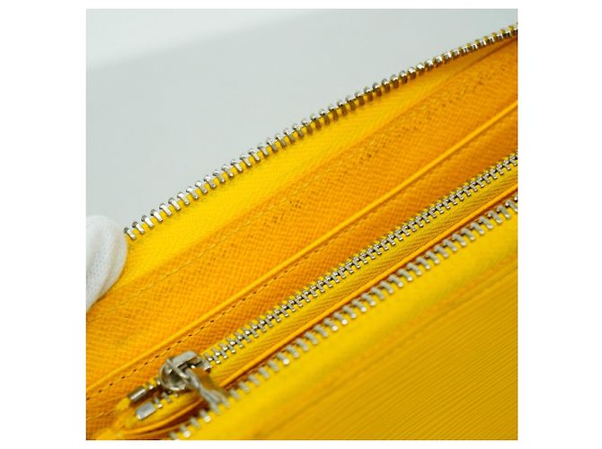 Louis Vuitton Epi Zippy Geldbörse in Citron Golden - Ansicht 8