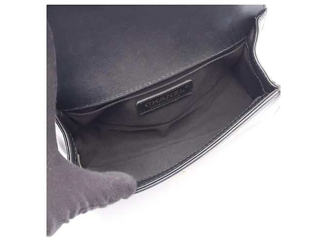 Chanel Boy Small Schultertasche Schwarz - Ansicht 3