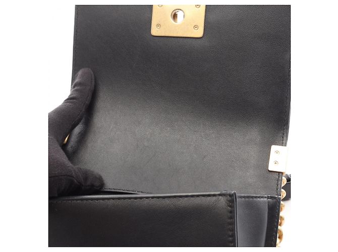 Chanel Boy Small Schultertasche Schwarz - Ansicht 6