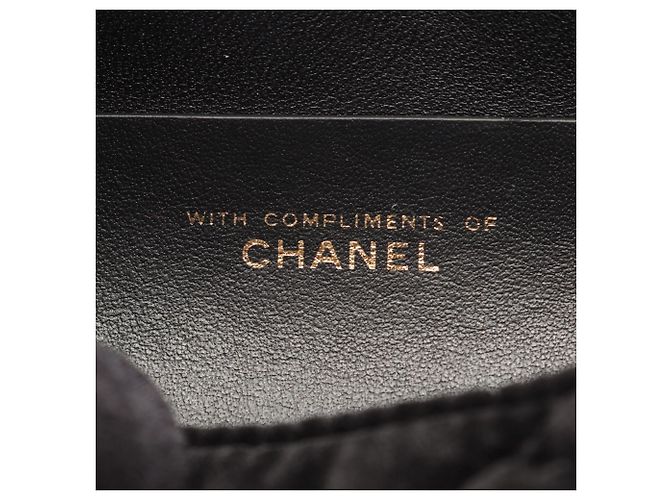 Borsa a mano Chanel Matelasse da donna in tessuto nero - vista 4