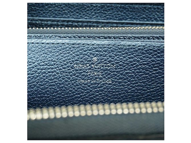 Portefeuille Zippy Monogram Empreinte Louis Vuitton Bleu - vue 4
