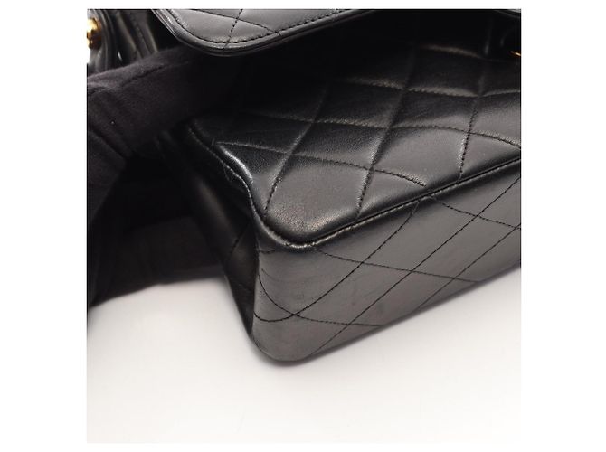 Timeless Borsa Chanel Matelassé Double-Faced Nero - vista 10