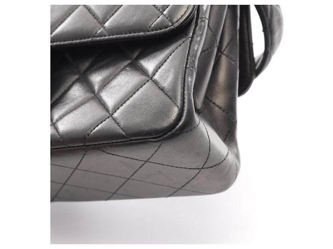 Timeless Borsa Chanel Matelassé Double-Faced Nero - vista 11