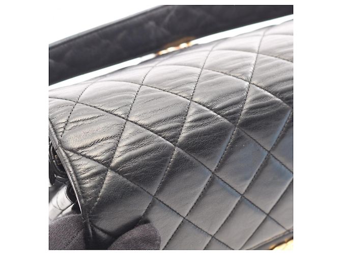 Timeless Borsa Chanel Matelassé Double-Faced Nero - vista 9