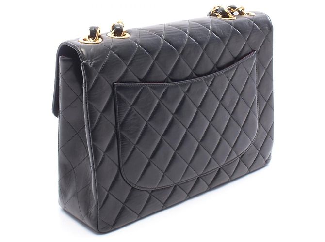 Chanel 30 Large Matelassé Schultertasche Schwarz - Ansicht 2
