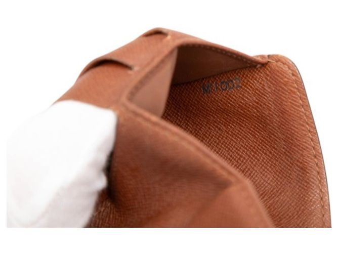 Portafoglio bi-fold compatto con zip Louis Vuitton Monogram Marrone Monogramma - vista 8