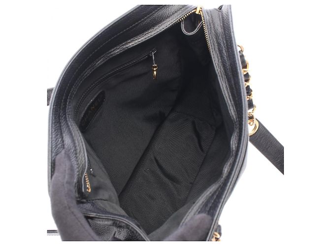 Borsa Tote Chanel Triple Coco Mark Nero - vista 3