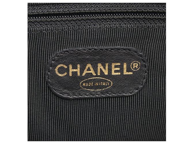 Borsa Tote Chanel Triple Coco Mark Nero - vista 4