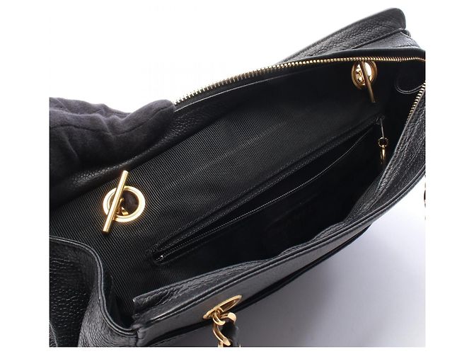 Borsa Tote Chanel Triple Coco Mark Nero - vista 7