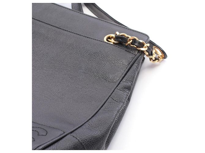 Borsa Tote Chanel Triple Coco Mark Nero - vista 9