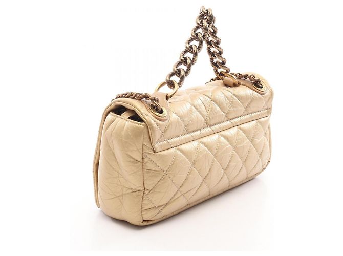 Bolso de hombro/Bolso de mano Chanel Matelassé 2-Way Dorado - vista 2