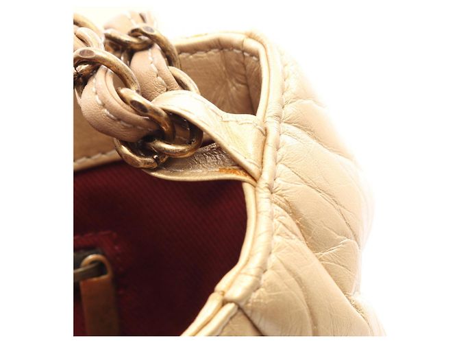 Bolso de hombro/Bolso de mano Chanel Matelassé 2-Way Dorado - vista 6