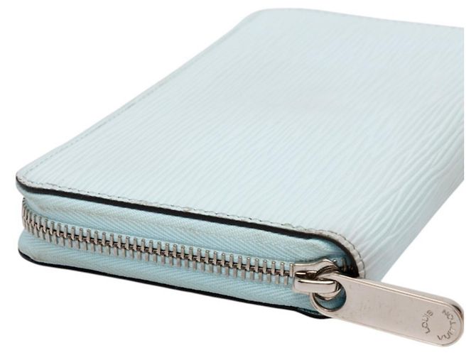 Portafoglio Lungo Louis Vuitton Epi Zippy Blu chiaro - vista 5