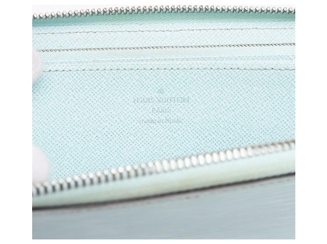 Portafoglio Lungo Louis Vuitton Epi Zippy Blu chiaro - vista 7