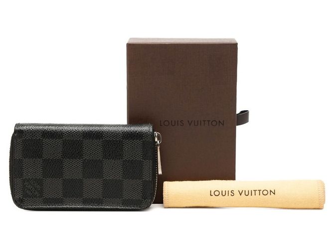 Portafoglio lungo Louis Vuitton Damier Graphite Nero Damier ebene - vista 7
