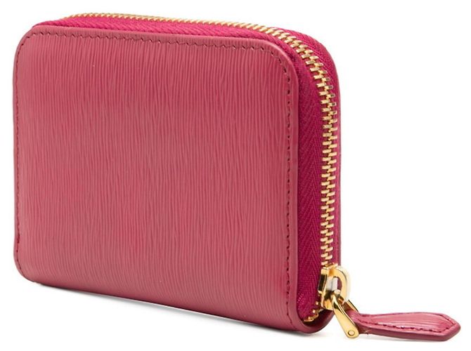 Tarjetero Prada de piel rosa - vista 2