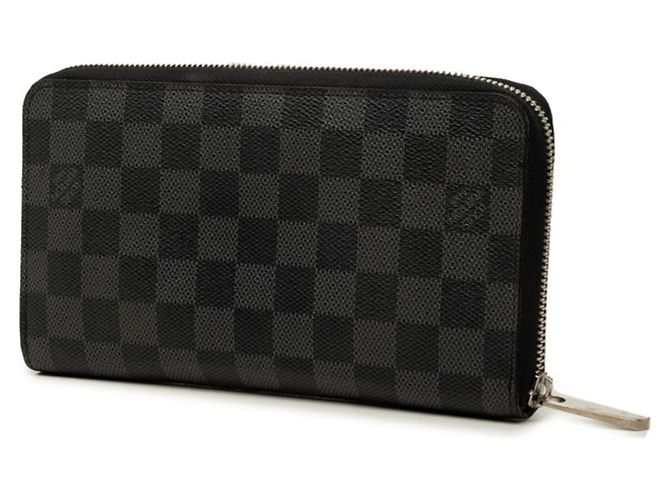 Portefeuille long Louis Vuitton Damier Graphite Noir Damier ebène - vue 2