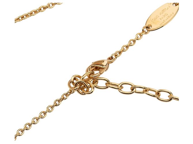 Collar Louis Vuitton LV Iconic chapado en oro con cristales Dorado - vista 3