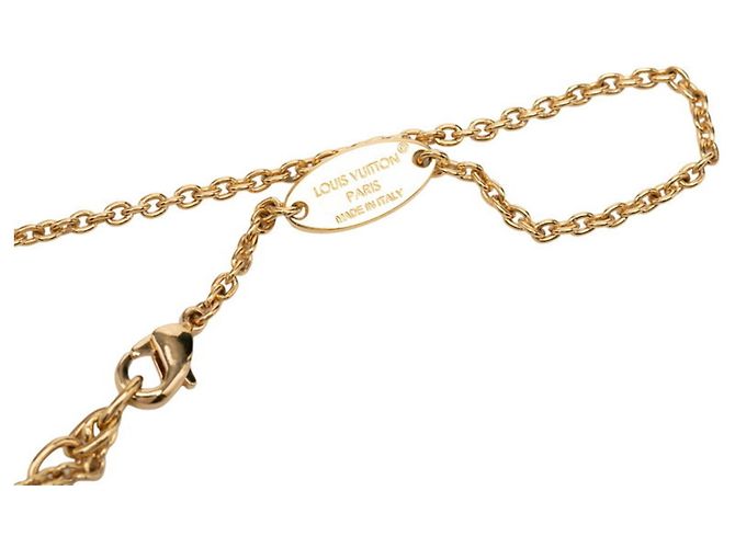 Collar Louis Vuitton LV Iconic chapado en oro con cristales Dorado - vista 4