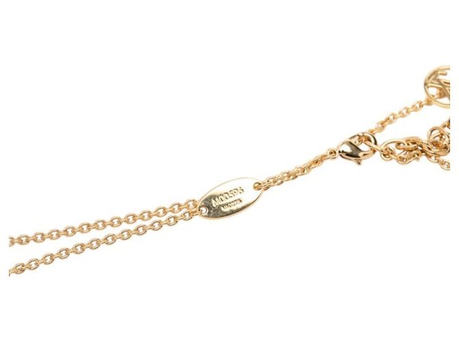 Collar Louis Vuitton LV Iconic chapado en oro con cristales Dorado - vista 5
