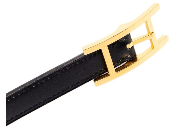 Hermès Hermes Api Wendelgürtel Schwarz - Ansicht 4