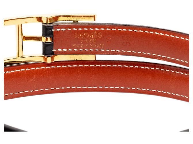Hermès Hermes Api Wendelgürtel Schwarz - Ansicht 5