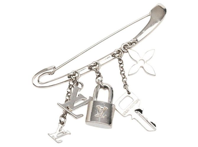 Louis Vuitton Broche Ebangle Nouris Pin Brooch Argento - vista 2