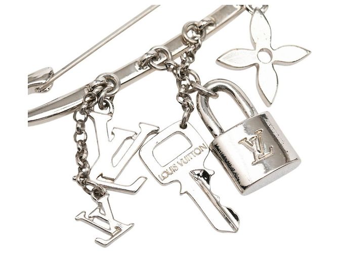 Louis Vuitton Broche Ebangle Nouris Pin Brooch Argento - vista 3