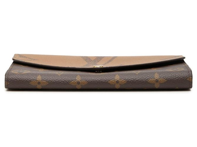 Louis Vuitton Monogram Reverse Lange Geldbörse Braun Monogramm - Ansicht 3