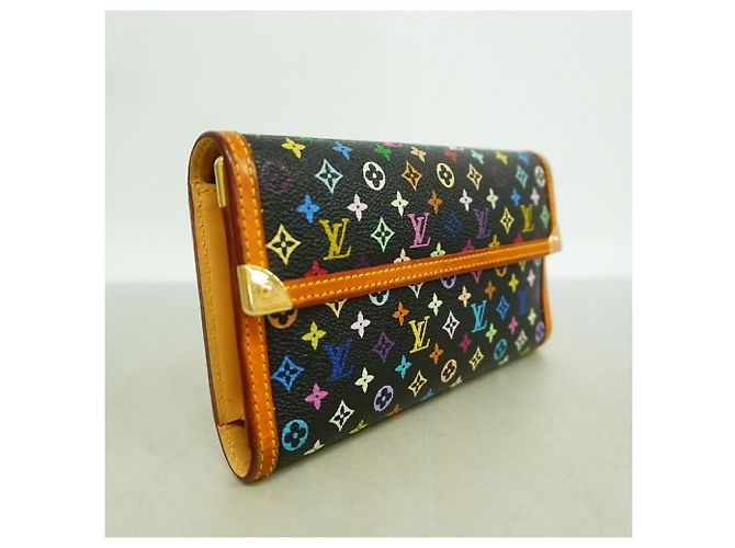 Carteira Longa Louis Vuitton Tri-fold Preto - vista 2