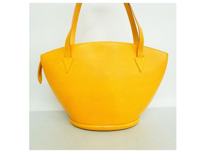 Borsa a tracolla Louis Vuitton Epi Saint Jacques Giallo - vista 11