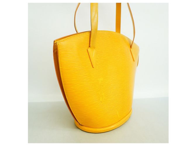 Borsa a tracolla Louis Vuitton Epi Saint Jacques Giallo - vista 2