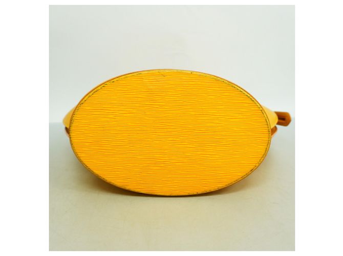 Borsa a tracolla Louis Vuitton Epi Saint Jacques Giallo - vista 3