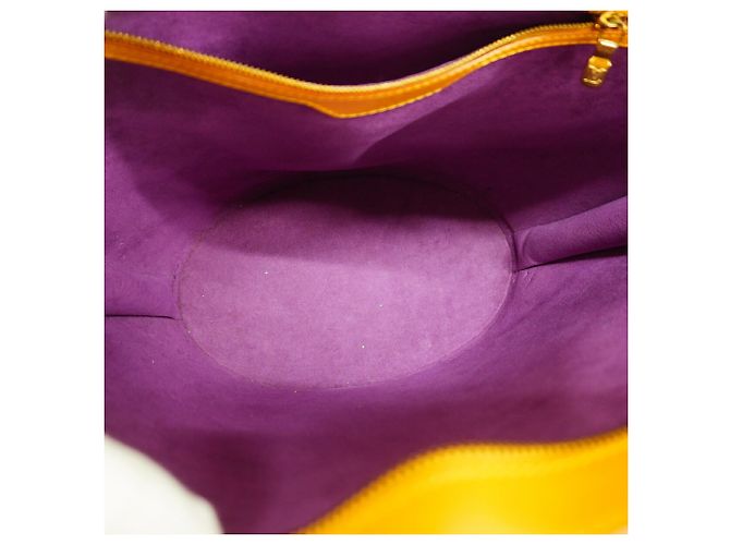 Borsa a tracolla Louis Vuitton Epi Saint Jacques Giallo - vista 4