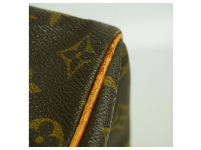 Bolso Louis Vuitton Monogram Speedy 40 Castaño - vista 10