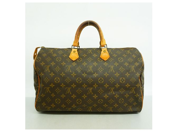 Bolso Louis Vuitton Monogram Speedy 40 Castaño - vista 12