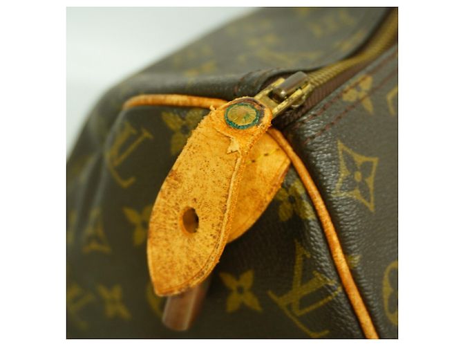 Bolso Louis Vuitton Monogram Speedy 40 Castaño - vista 6