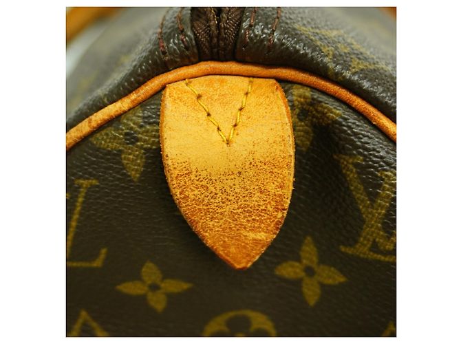 Bolso Louis Vuitton Monogram Speedy 40 Castaño - vista 9