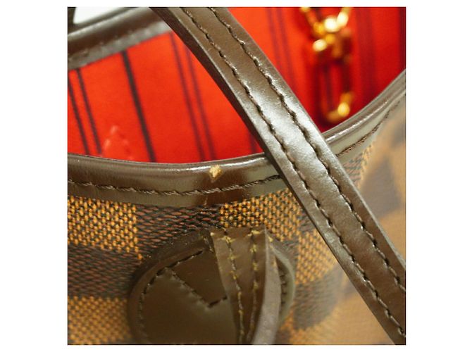 Borsa Tote Louis Vuitton Damier Neverfull PM N51109 Ebene Damier ebene - vista 8