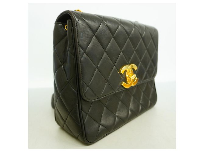 Borsa a tracolla con catena Chanel Matelassé Nero - vista 2