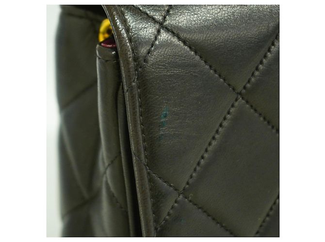 Borsa a tracolla con catena Chanel Matelassé Nero - vista 6