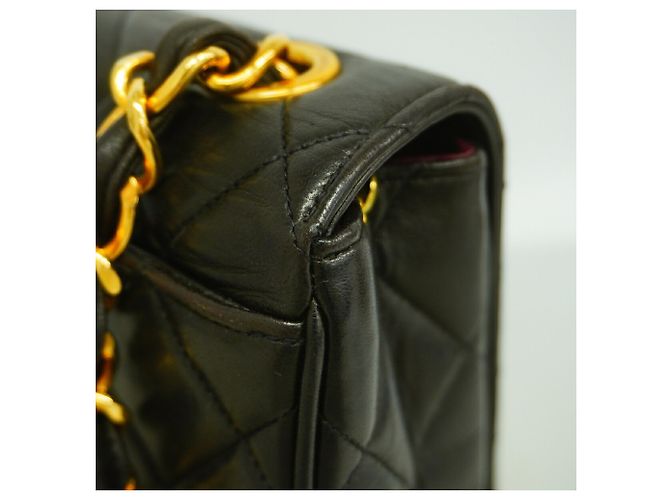 Borsa a tracolla con catena Chanel Matelassé Nero - vista 7