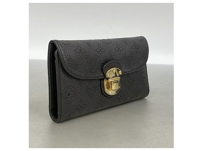 Louis Vuitton Mahina Portefeuille Amelia Tri-fold Long Wallet Schokolade - Ansicht 2