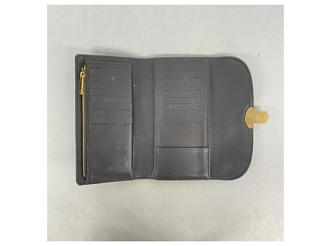 Louis Vuitton Mahina Portefeuille Amelia Tri-fold Long Wallet Schokolade - Ansicht 3