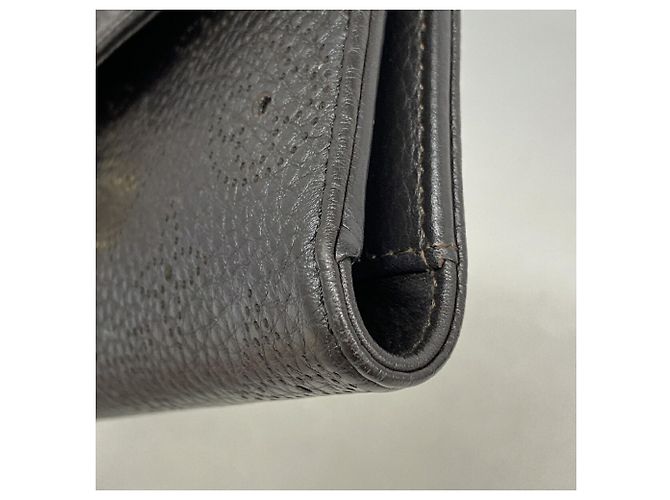 Louis Vuitton Mahina Portefeuille Amelia Tri-fold Long Wallet Schokolade - Ansicht 5