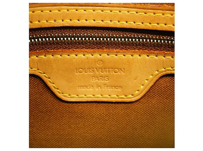 Borsa Cabas Piano Monogram Louis Vuitton M51148 Marrone - vista 5