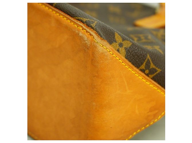 Borsa Cabas Piano Monogram Louis Vuitton M51148 Marrone - vista 8