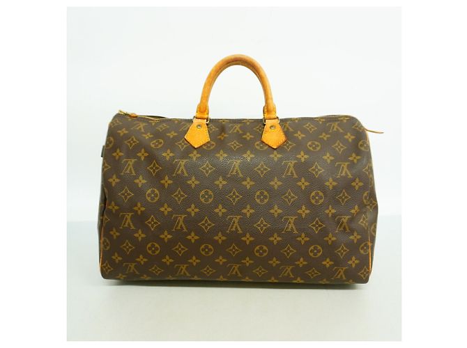 Borsa Louis Vuitton Monogram Speedy 40 Marrone - vista 12