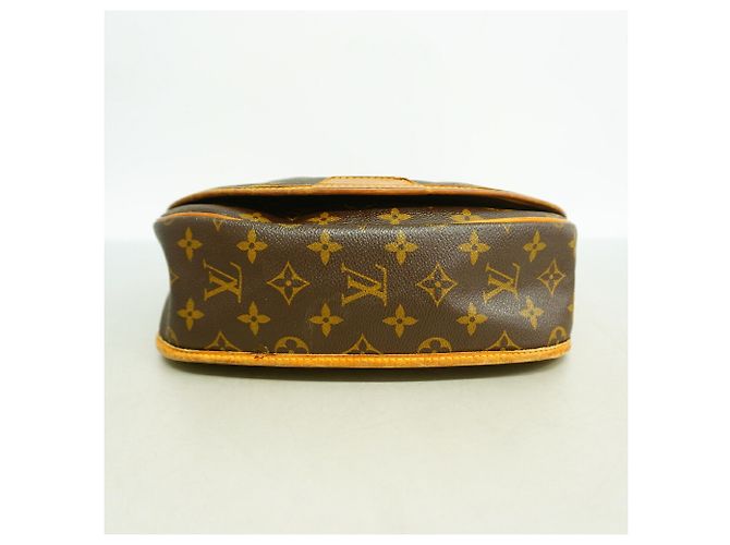 Borsa a tracolla Louis Vuitton Monogram Menilmontant PM Marrone - vista 3