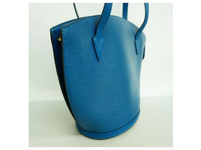Louis Vuitton Epi Saint Jacques Schultertasche Blau - Ansicht 2